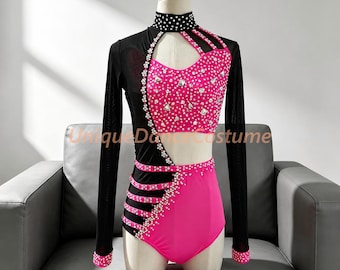 Customizable Lyrical Dance Dress: Contemporary Ballet, Jazz & Pole Dance Costumes