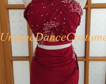 Custom Lyrical Dance Dress: Modern Ballet, Jazz & Pole Dance