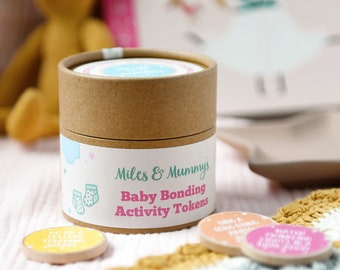 Personalised Baby Bonding Idea Tokens - New Parent And New Baby Gift