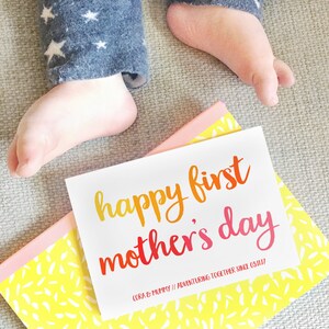 Biglietto personalizzato per la prima festa della mamma