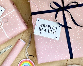 Wrapped In A Hug Recyclable Wrapping Paper Set - Eco Friendly Mother's Day Gift Wrap