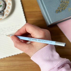 Single &#39;You&#39;ve Got This&#39; Positive Pencil, Positive Message Pencils, UK Made Writing Pencils Set