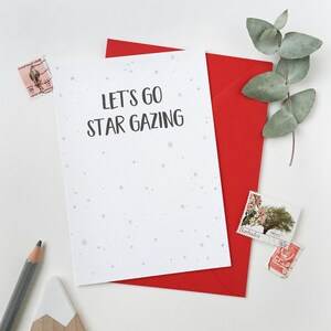 Andiamo a guardare le stelle Biglietto di auguri