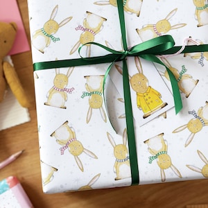 First Easter Baby Rabbit Wrapping Paper Set