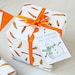 Christmas Carrot Recyclable Wrapping Paper Set 