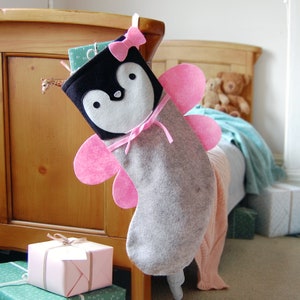 Dress Up Penguin Felt Christmas Stocking image 7