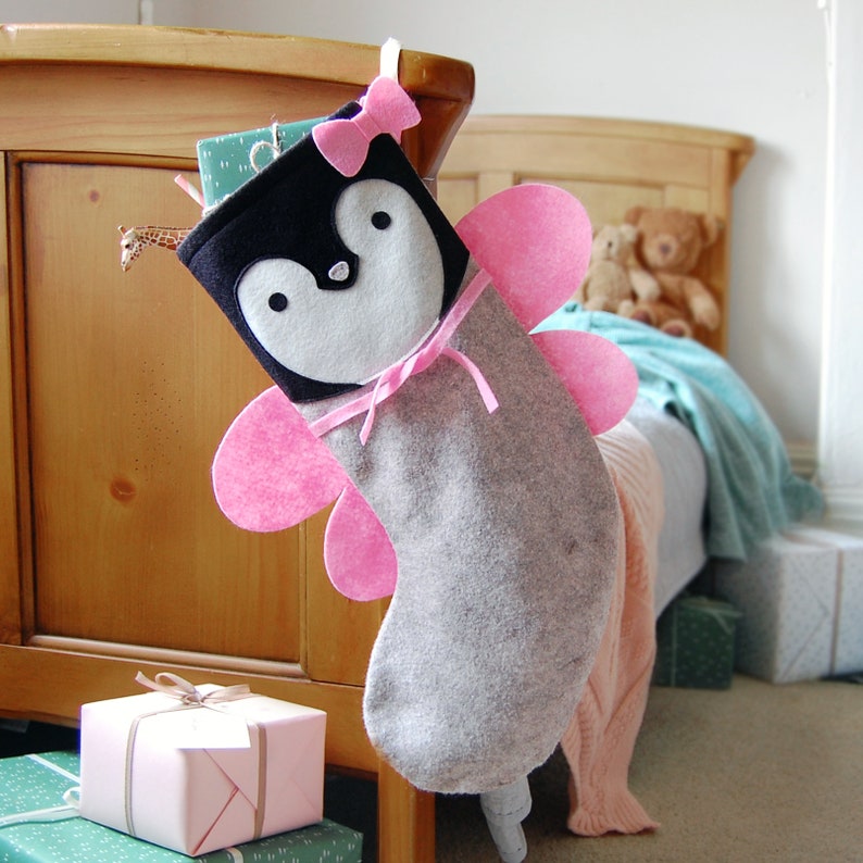 Dress Up Penguin Felt Christmas Stocking image 7