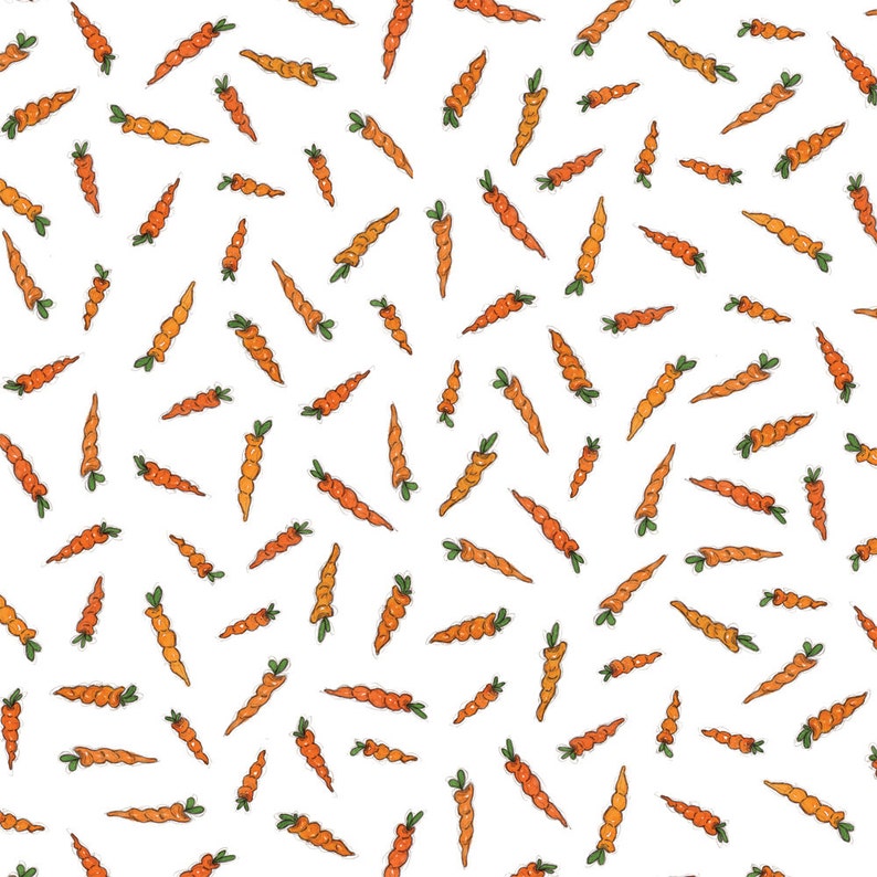 Christmas Carrot Recyclable Wrapping Paper Set image 6