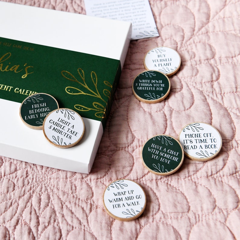 Personalised A Moment A Day Self Care Advent Calendar Etsy UK