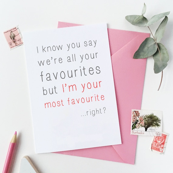 Favourite Sibling Mother's Day Card, Eco Friendly Card For Mums