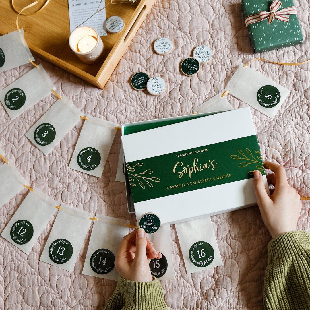 Personalised A Moment A Day Self Care Advent Calendar Christmas