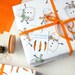 Christmas Snowman Eco Friendly Recyclable Wrapping Paper Set 