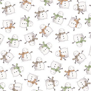 Christmas Snowman Eco Friendly Recyclable Wrapping Paper Set zdjęcie 5