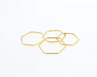 Hexagon Stacking Rings