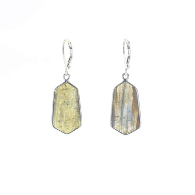 Dea Earrings Labradorite image 3