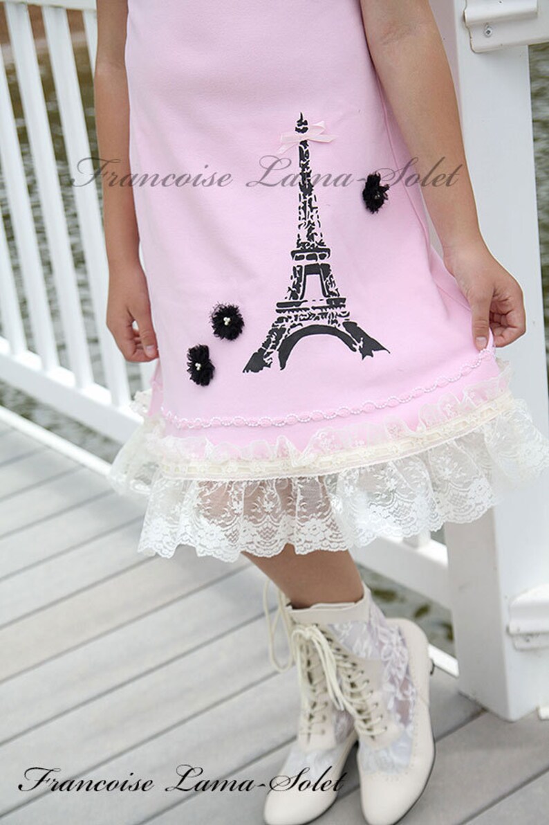 Edwarda Tower Toffee Lace Girl Dress