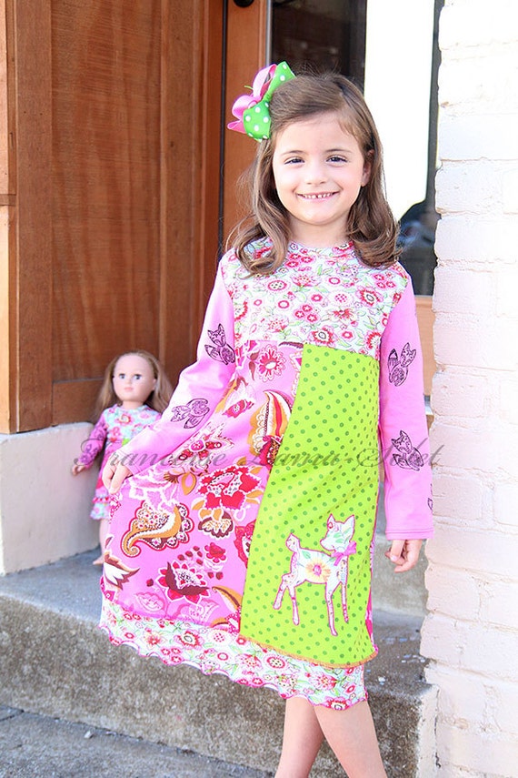 Girl Knit Dress Colorful Patchwork Dress Long Sleeve Dress Girl Fall Winter Dress Pink Blue Green School Dress Fox Deer Dress Floral Dress Girl Knit Dress Colorful Patchwork Dress Long Sleeve Dress Girl Fall Winter Dress Pink Blue Green School Dress Fox Deer Dress Floral Dress