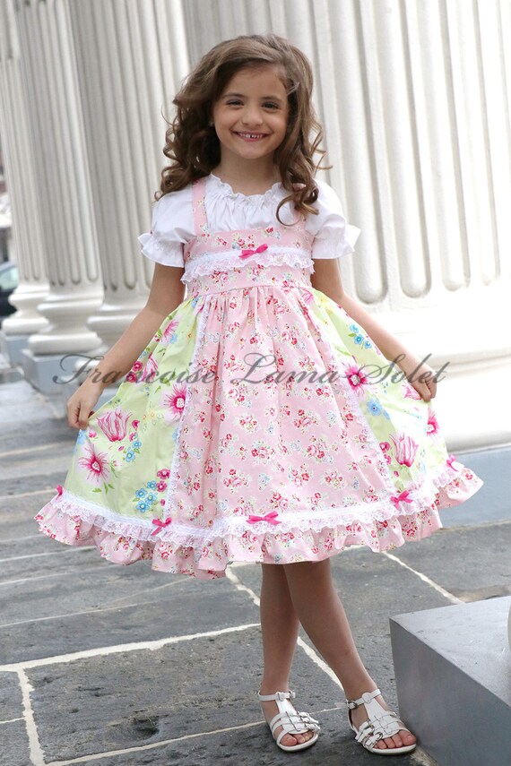 girls pink easter dress