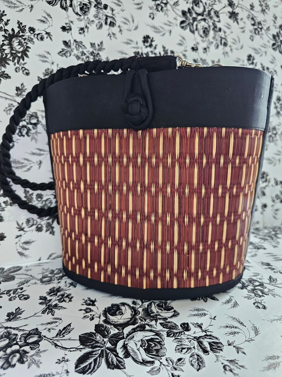 Baskets of Cambodia woven elegant purse