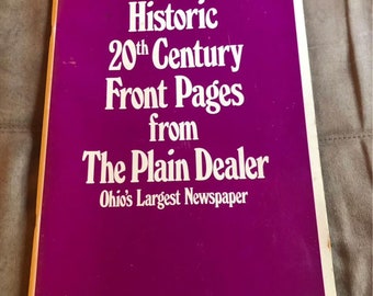 Historisches 20. Jahrhundert, Cleveland Plain Dealer, übergroßes historisches Magazin, original, toller, dem Alter entsprechender Zustand, 1901-2000