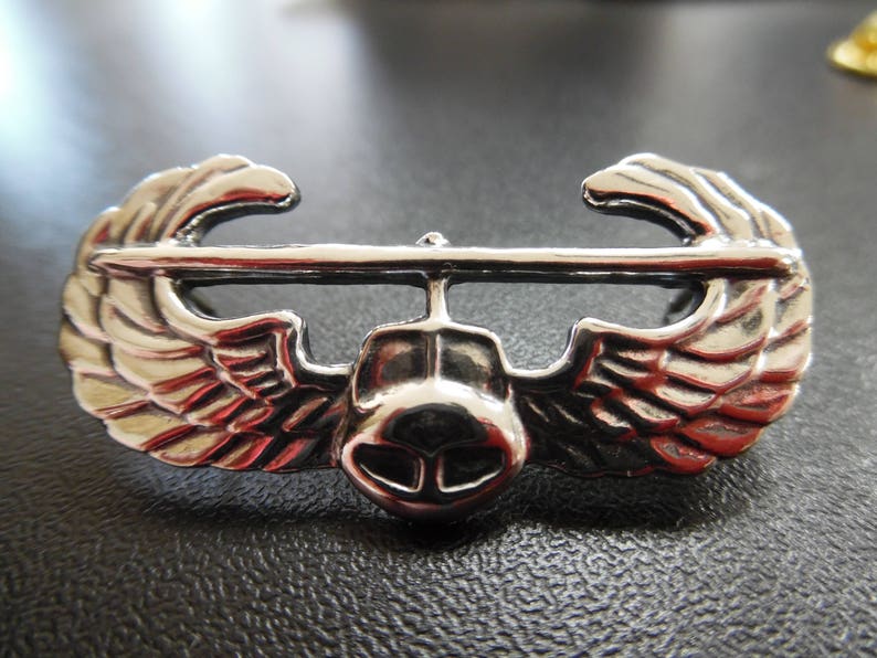 U.S. Army Air Assault Badge Pin Solid Sterling Silver | Etsy