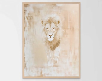 Lion of Judah, Christian Watercolor, Lion Painting, Christian Poster, Good Shepherd Art, Bible Prints, Christian Picture, Jesus Painting