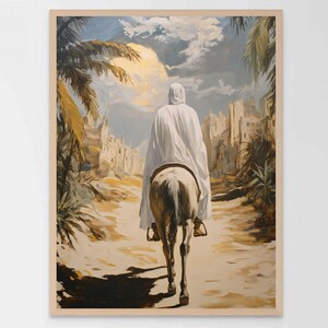 His Arrival, Christian Watercolor, Jesus Leaves the 99, Jesus Prints, Jesus Printable Art, Mormon Art, Christian Picture, Jesus Download