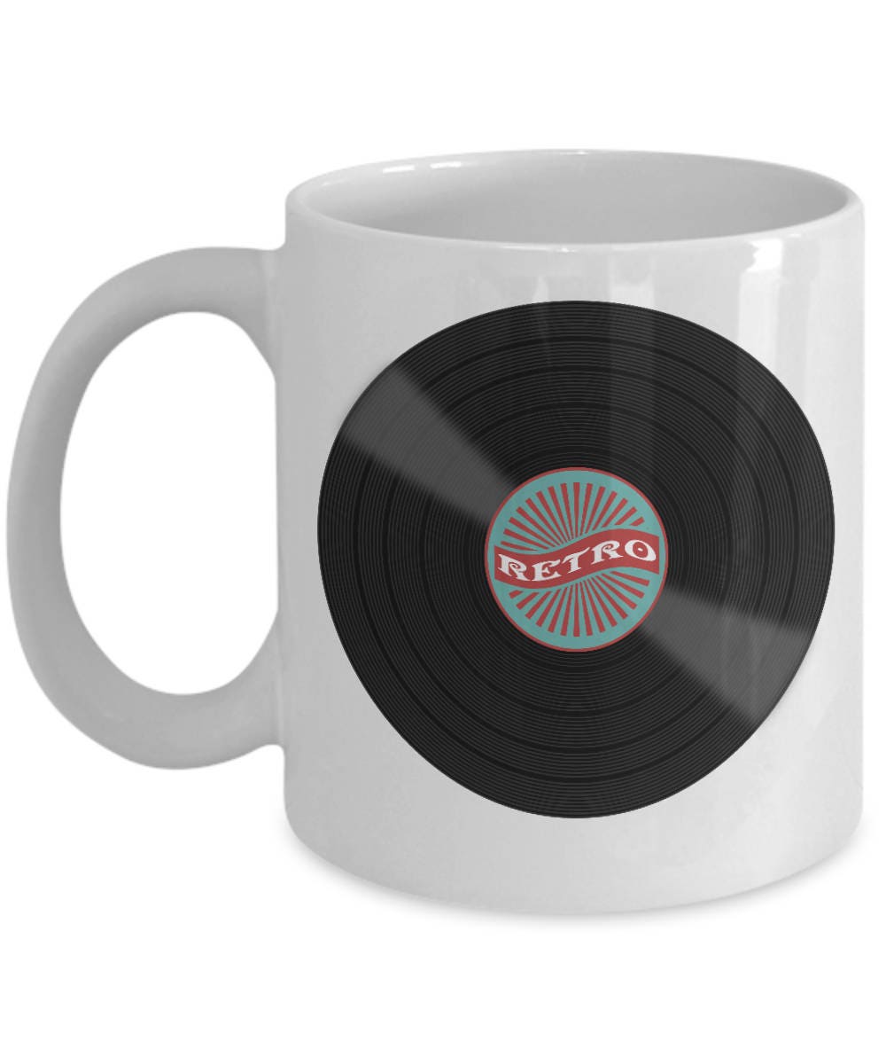 Vinyl Record Novelty Coffee Mug Etsy New Zealand