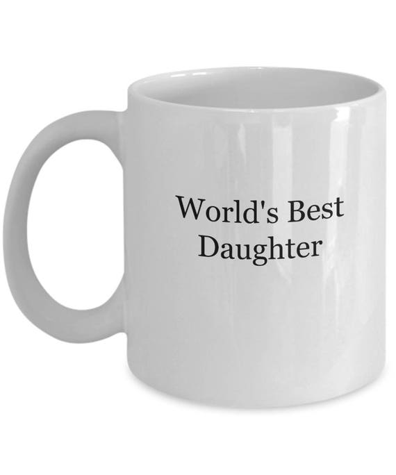 world's best daughter mug
