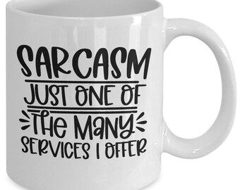 Sarcasme Service Grappige Sarcastische Koffie Mok
