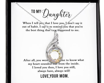 To My Daughter Rising Phoenix Necklace