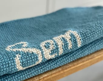 Personalized Baby Blanket Crochet Pattern: Tapestry DIY Gift (PDF Download)