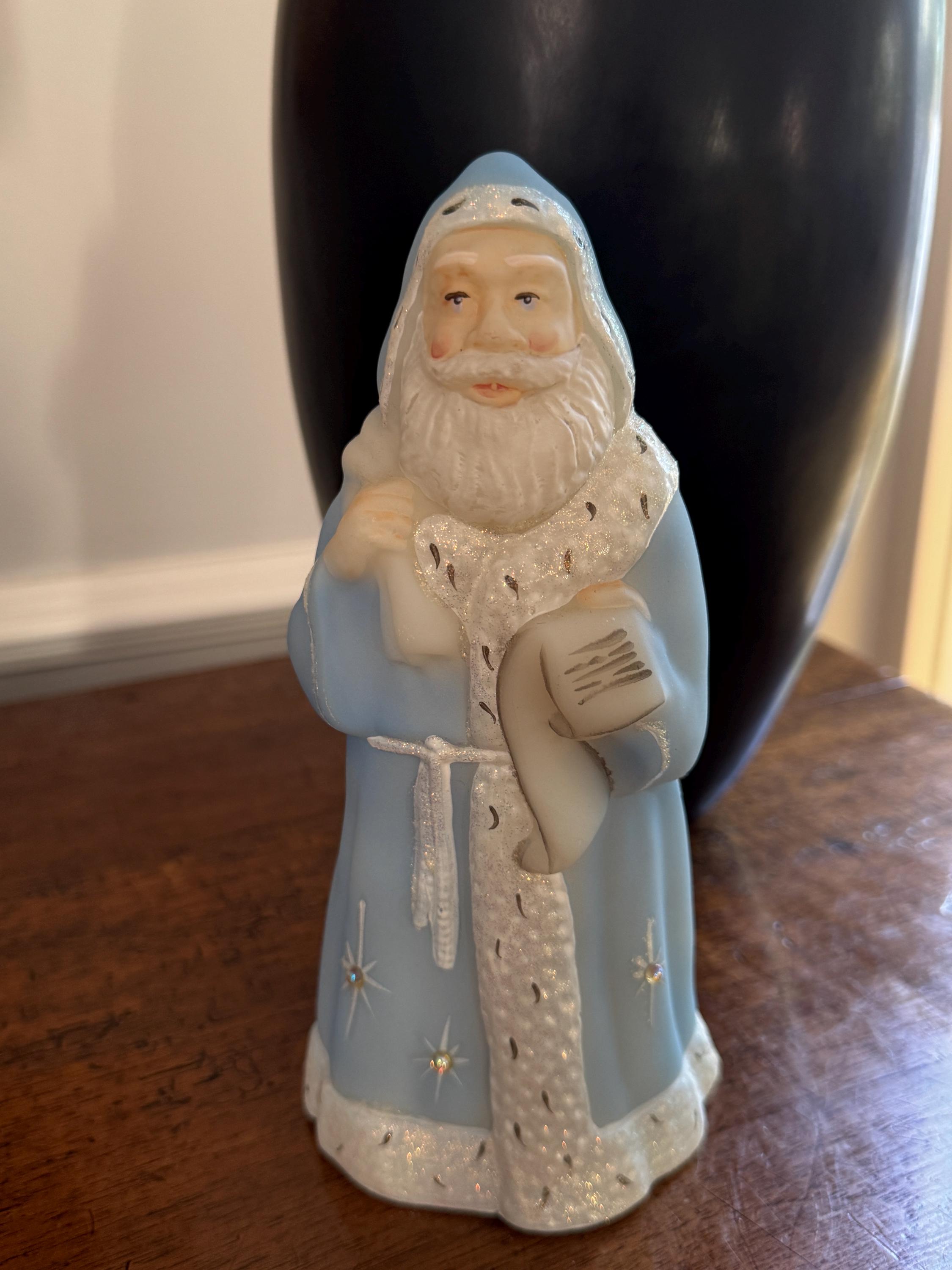 フェントン A サンタ サンタクロース フィギュア 置物 ビンテージ Fenton Santa Claus - Etsy
