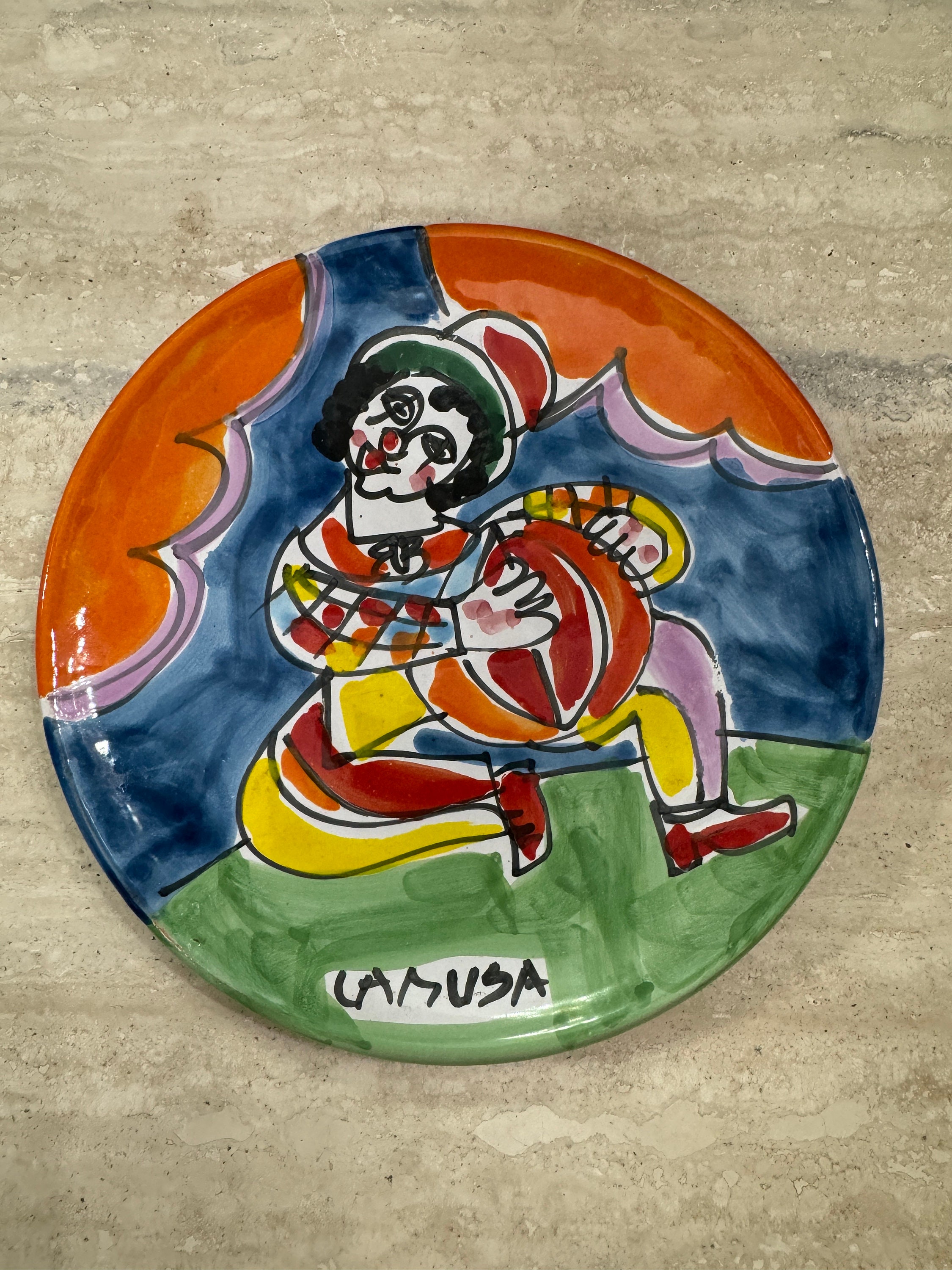Picasso Clown - Etsy
