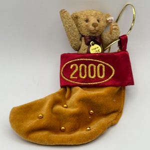 Steiff Bear Ornament - Etsy