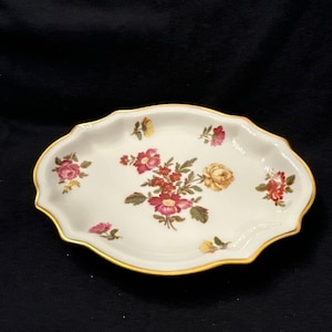 Richard Ginori Fleurs par Donnibarozopi vintage trinket dish