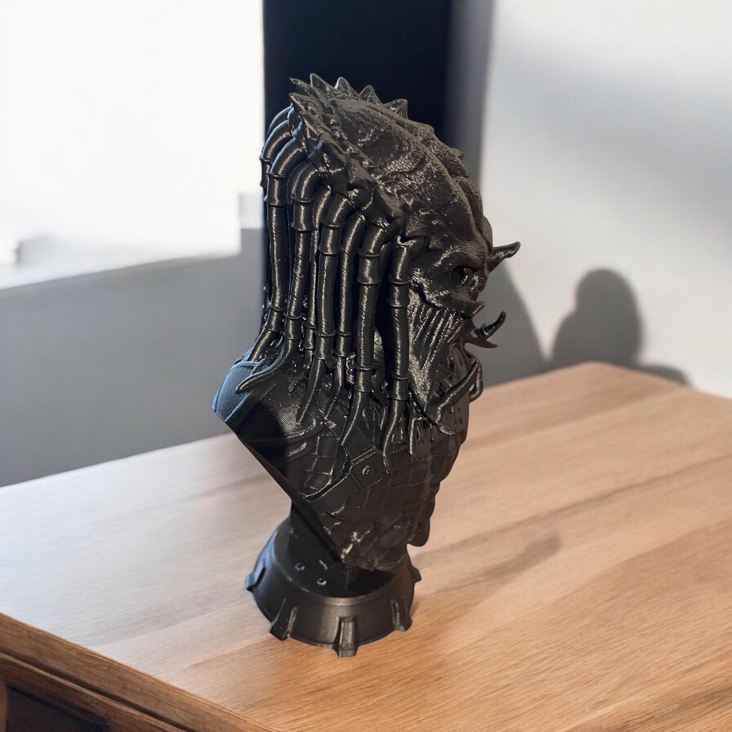 3d Printed Preditor Figure Bust - Etsy