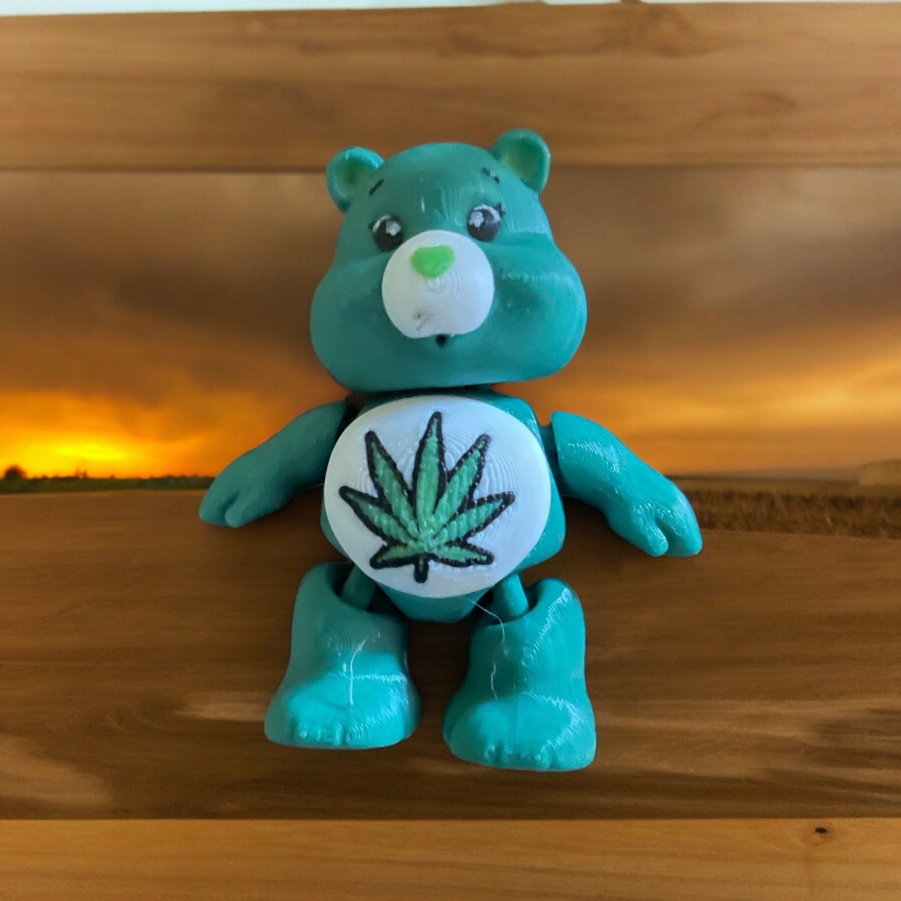 3d Printed Stoner Care Bear Etsy