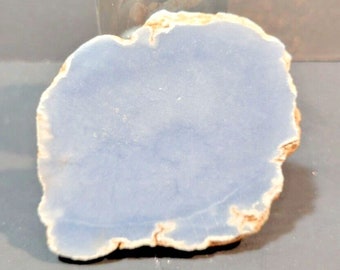 2"x3" Angelite Slice for Cabs Angelite Charging Plate Crystal Mineral Healing