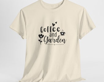 T-Shirt 'Coffee and Garden'
