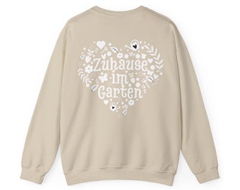 Sweatshirt "Zuhause im Garten"