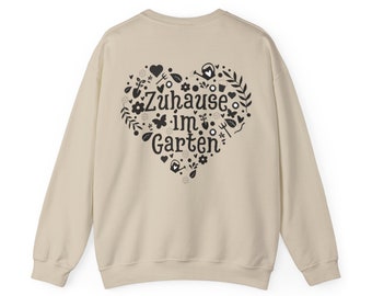 Sweatshirt "Zuhause im Garten"