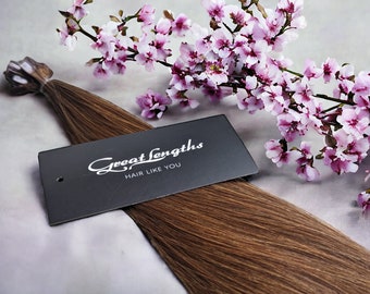 GREAT LENGTHS rebonded Bonding Extensions, Mittelbraun - Haarverlängerung, Echthaar, Haare