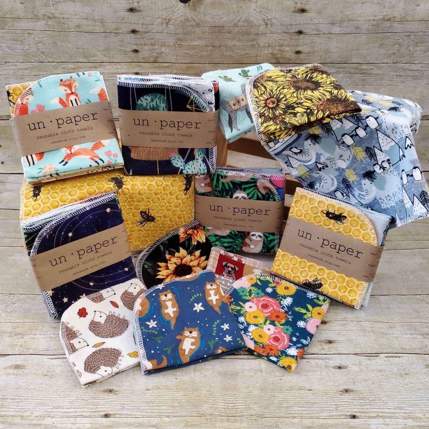 Un Paper - Reusable Napkins - Single-Ply - Set of 6 | Cloth Napkins |…