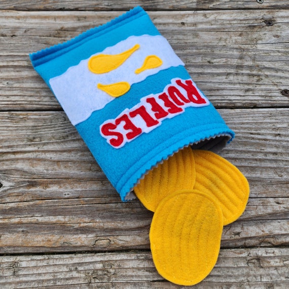 Potato Chip Cat Toy With Crinkle Bag Cat Toy Catnip Toy Crinkle Toy Foodie Cat Toy Etsy Ireland