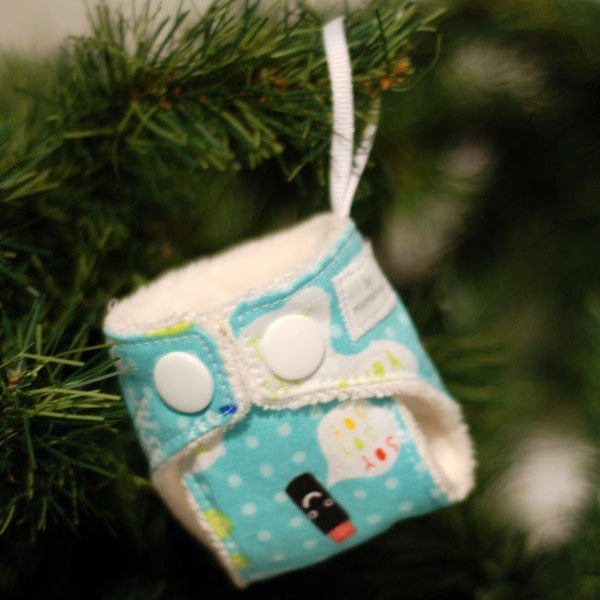 Cloth Diaper Ornament - Sushi