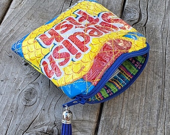 Geüpcycled herbruikbare tas met rits - Swedish Fish | Geen afval | Milieuvriendelijk | Duurzaam | Tas van mamamade