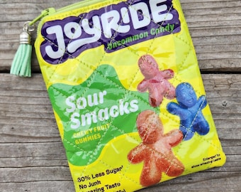 Upcycled Reusable Zipper Bag - Joyride Candy | Zero Waste | Eco Friendly | Sustainable | Bag from mamamade