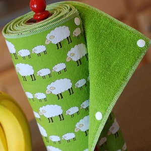 Tree Saver Towels Corn Maze Reusable, Eco-Friendly, Snapping Paper Towel Set Cotton and Terry Cloth image 3