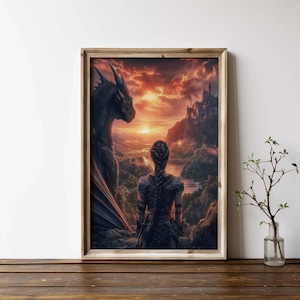Violet Sorrengail | Book Digital Art Prints | Wall Decor | Fourth Wing Art | Rebecca Yarros | Iron Flame | Dragon Rider Digital Download